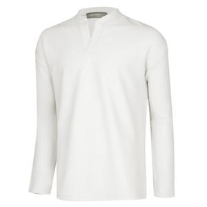 남자 헨리넥 데일리 V트임 긴팔티 SO-TSA-Q019-아이보리