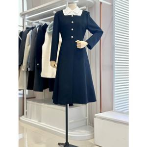 올리브데올리브 (OW4SO209) 셔츠레이어드핏 골드버튼트위드원피스 OLIVE  DES  OLIVE