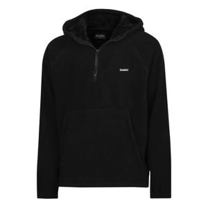 남자 데일리 기모 플리스 반집업 후드 점퍼 WS-JUW-WCJM381-블랙