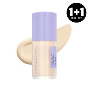 [1+ 1][미샤] 레이어링 핏 파운데이션 세미글로우 35ml (4종 택1)