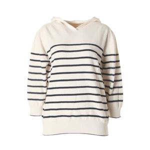 [요하넥스]스트라이프 칠부소매 후드면티셔츠 J4B5N01