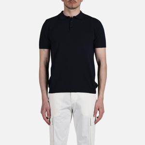 빠니깔레 헤링본 코튼 반소매 폴로 니트 F-GNIT02