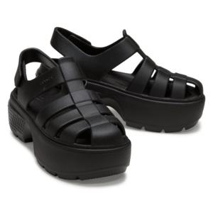 [크록스(사용안함)]스톰프 피셔맨 샌들 블랙 209938-001