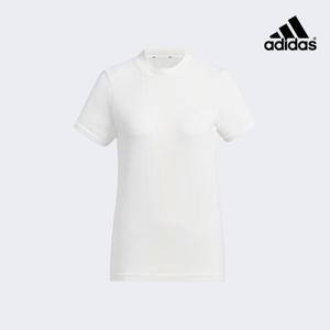 아디다스골프 24SS 여성 피케이 모크 셔츠 화이트 IN6605