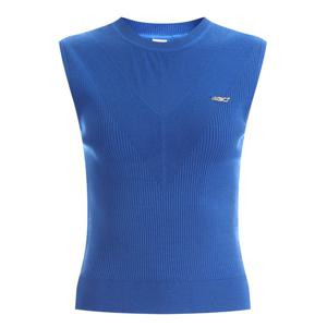 샵앤) 골지 여성 무지 골프 민소매 니트 티 LB-WKN-402-블루