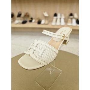 [소다] 투웨이 라피아 소재 투톤 샌들 (ALD403 LS35)