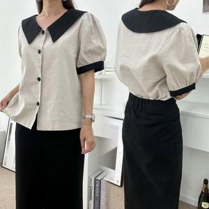 위쉬몰 BN 오토브이린넨퍼프자켓(S317H406) 빅사이즈