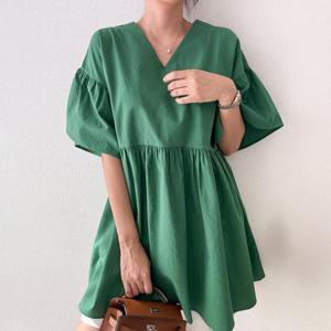 아이우먼 매직바이오린넨블라우스 BNS318M406 빅사이즈