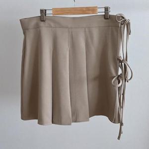 아이우먼 랩리본플리츠미니스커트 RDS351M407 빅사이즈