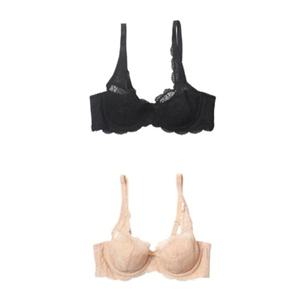 [바바라(언더웨어)]레이스 부직포 와이어브라 ABR4430