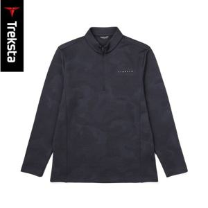 [트렉스타]남성 하프집업  기모티셔츠 까무 TF-TS13681
