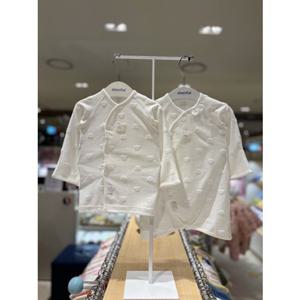 압소바CH 밋첼 모달 배냇저고리+배냇가운 세트 AZC-10103 임신 출산 조카선물