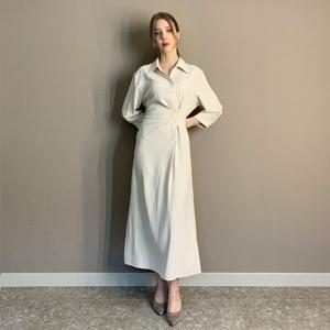 [파슨스] Feminine.Pintuck Button Dress    [PW2R3OP06]