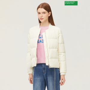 베네통 폭스 퍼 키링 덕다운 점퍼 BAPDF1361_IV