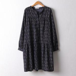 아이우먼 잔꽃나염셔링원피스 IRF149M408 빅사이즈