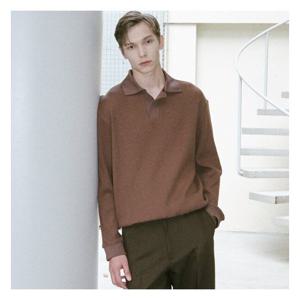 [파렌하이트]오버핏 엠보 V넥 티에리 티셔츠 (FHIBH3103)