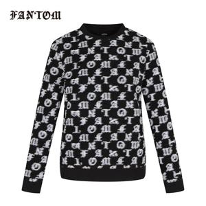 [팬텀] 여성 로고 패턴 방풍 긴팔티셔츠