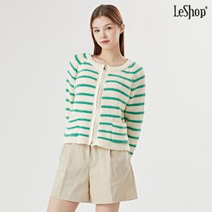 [르샵]라운드 스트라이프 투웨이 집업 긴팔 가디건 (DO3CK025A)