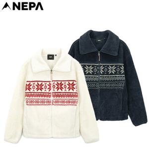 [네파][뽀글이 플리스](7K86167) 여성 가을겨울 노르딕 패턴 다용도 플리스자켓