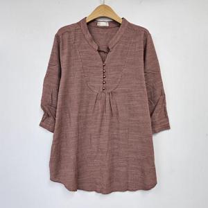 아이우먼 링스오픈카라체크남방 OLS694M409 빅사이즈