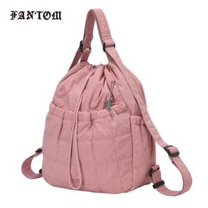 [팬텀] 여성 로고 참 포인트 2WAY 백팩 221D3BG007_PK