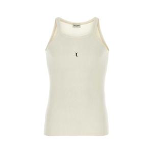 생로랑 남성 아이보리 Tank 코튼 탱크탑 761275Y37EC 9744