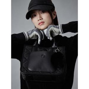 [빈폴골프ACC] (BE4XD4A025) 여성 퀼팅 카트백 - 블랙