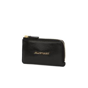 [질스튜어트] 블랙 로고장식 소가죽 슬림형 카드지갑 JAWA4F320BK