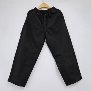 아이우먼 코코밴딩와이드블랙팬츠 LOS857M410 빅사이즈