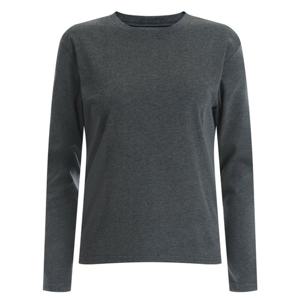 샵앤) 여성 무지 라운드 스판 긴팔 티 DAI-WSH-12094-차콜