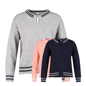 럭스골프 여성 펀칭 집업 방풍 니트 자켓 LB4W818W