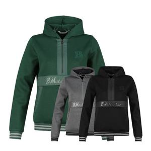 럭스골프 여성 반집업 스트링 후드 긴팔 골프셔츠 BMU4A618W