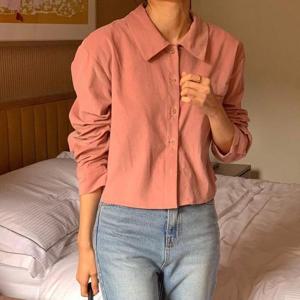 아이우먼 소골백트임박시크롭남방 DDS870M410 빅사이즈