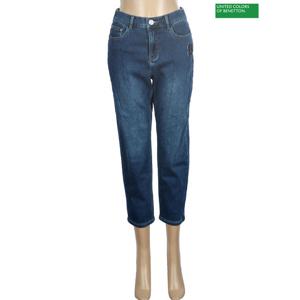 베네통 와펜 배기 기모 데님팬츠 BADPA9461_NY