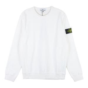 스톤아일랜드 남성 플리스 맨투맨 화이트 811562420 V0001