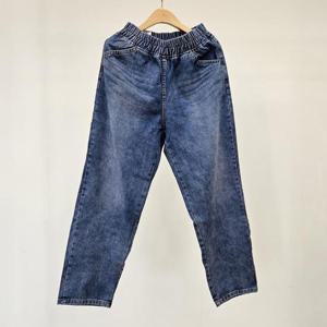 빅사이즈 411 백사이드밴딩데님팬츠 DLOT083