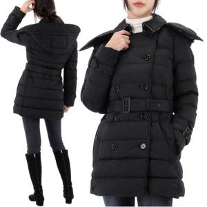 버버리 더블 퀄티드 벨트 후드 다운 패딩 8096366 A1189