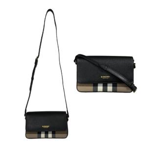 버버리 미니 크로스백 뉴 햄프셔 체크 80840281 81072691 블랙