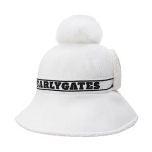 [파리게이츠] (521C4CP676)[23 WINTER] 여성 이어워머 코듀로이 부클 버킷햇