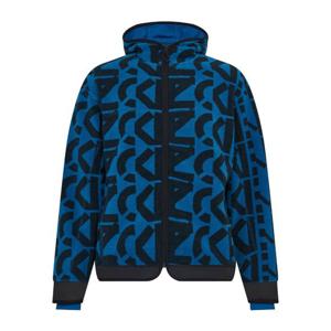 겐조 올오버 모노그램  플리 스 후드 집업 FB65BL7634MR78 BLUE