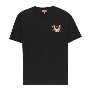 겐조 볼링 팀 로고 오버사이즈 반팔티셔츠 FD55TS4534SG30 BLAC