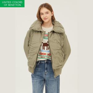 [베네통]투웨이 셔링 패딩_BAPDG3361