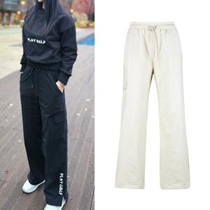 [GS_LUX] 럭스골프 여성 밴딩 스트링 슬릿 기모 카고 팬츠 TO4W228W