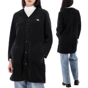 단톤 플리스 카라리스 롱 자켓 JD-8992 BLACK