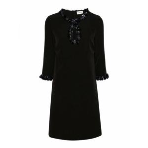 [PAROSH] 라프리마 여성 숏 시퀸 장식 미니 원피스 D721910PUPPY013 블랙 /8