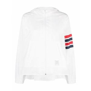 [THOM BROWNE] 라프리마 여성 캐주얼 자켓 윈드브레이커 FJT316AF0517100 화이트 /8
