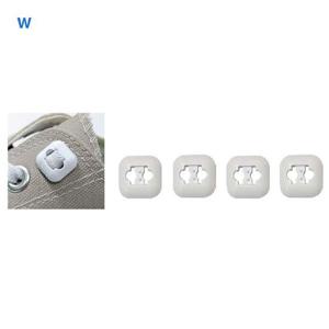 컴포트신발끈 클립레이스 흰색단추