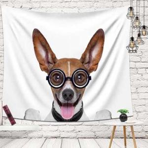 안경낀비글 패브릭 가림막 포스터 (대)150X130