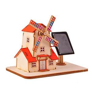 태양광 목재 입체퍼즐 - 영공방 풍차