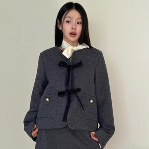 아이우먼 커먼노카라왕리본자켓 LTT485M412 빅사이즈